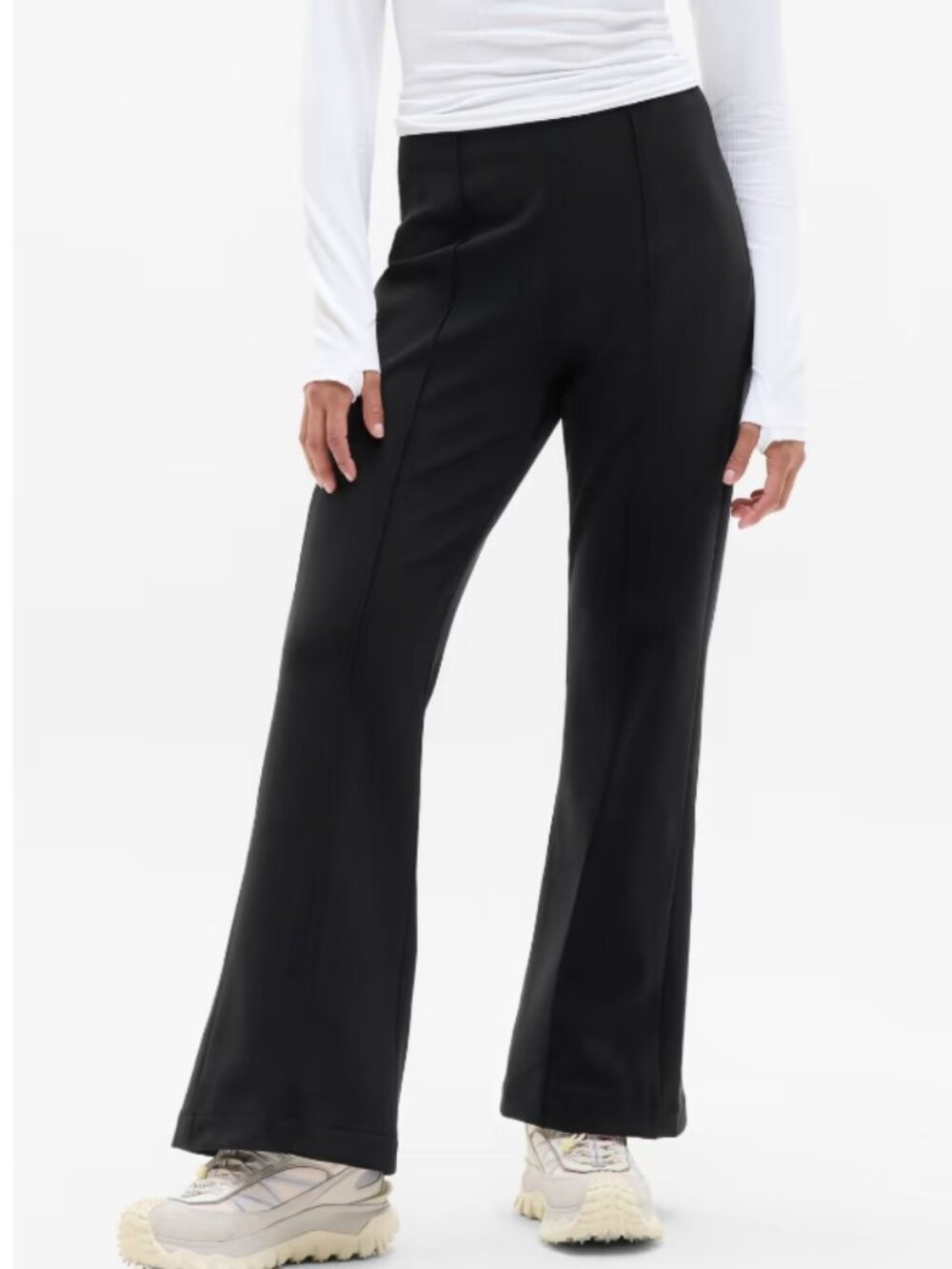 Athleta Glacier High Rise Black Flare Pant - 8P